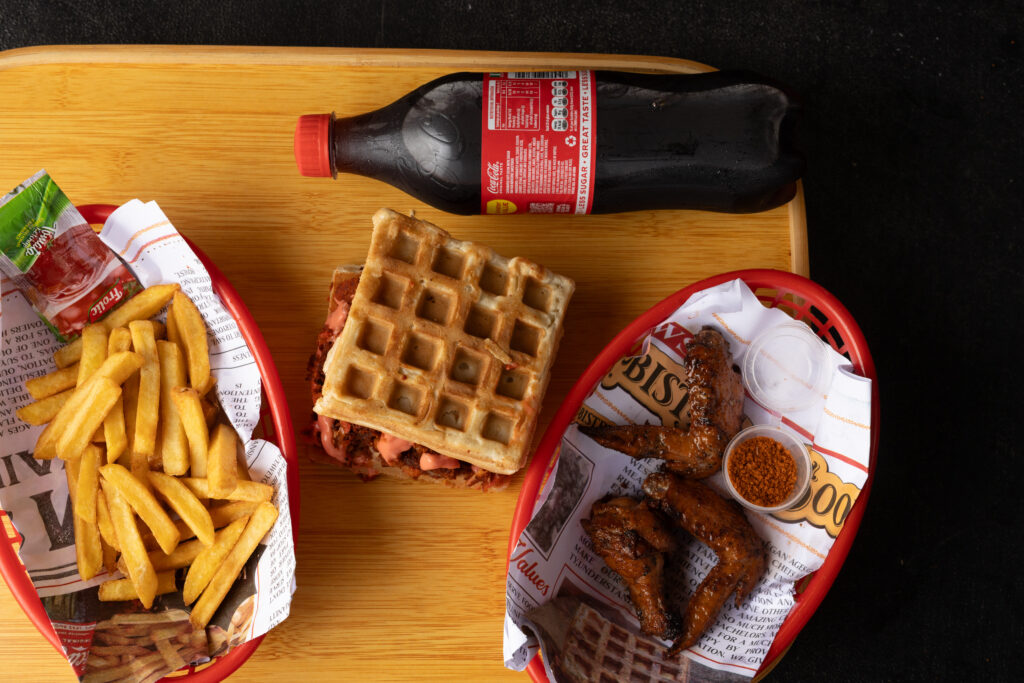 Suya Waffle Combo